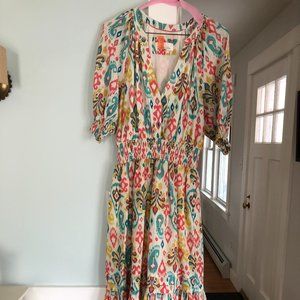 Anthropologie Puff-Sleeve Maxi Dress